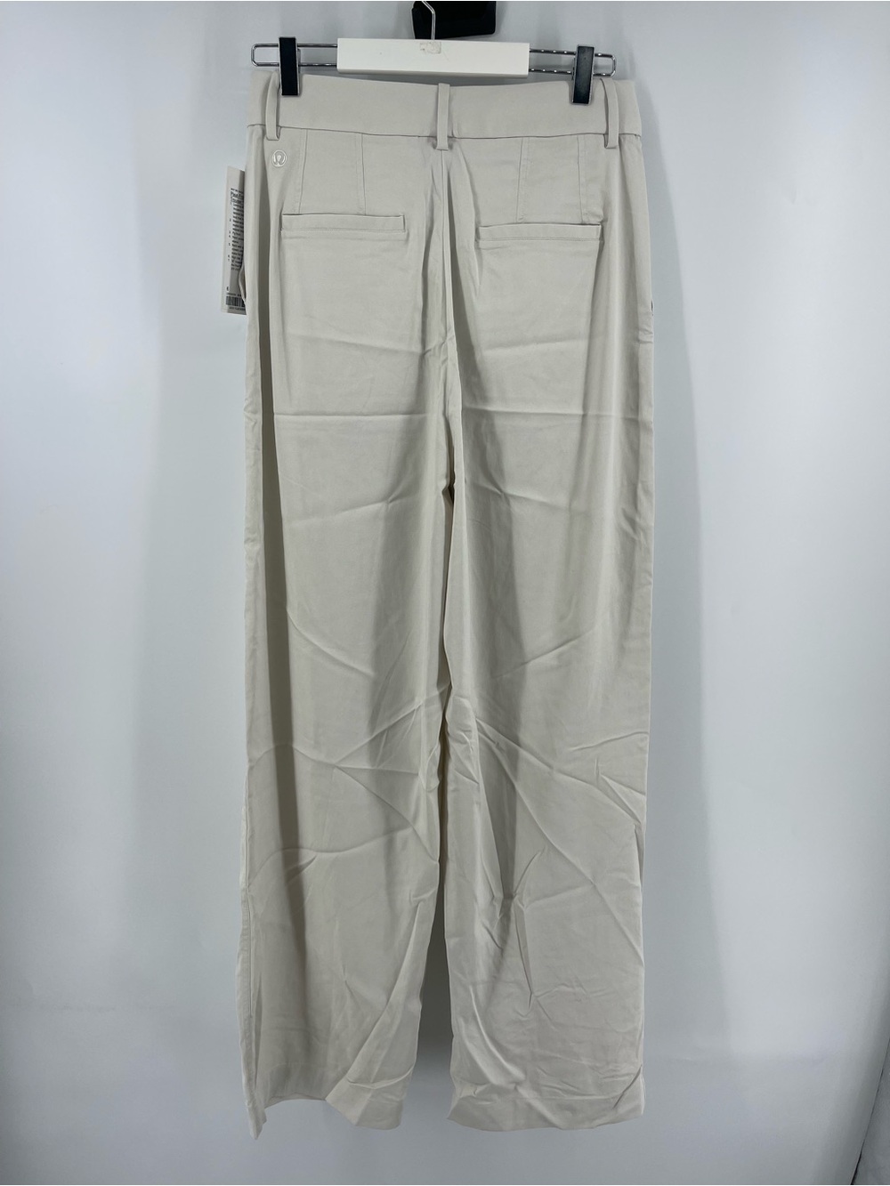 Lululemon Pleat-Front High-Rise Trouser Regular Bone Woman’s Size 6 - Picture 3 of 4